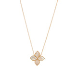 Mother of Pearl Petal Necklace